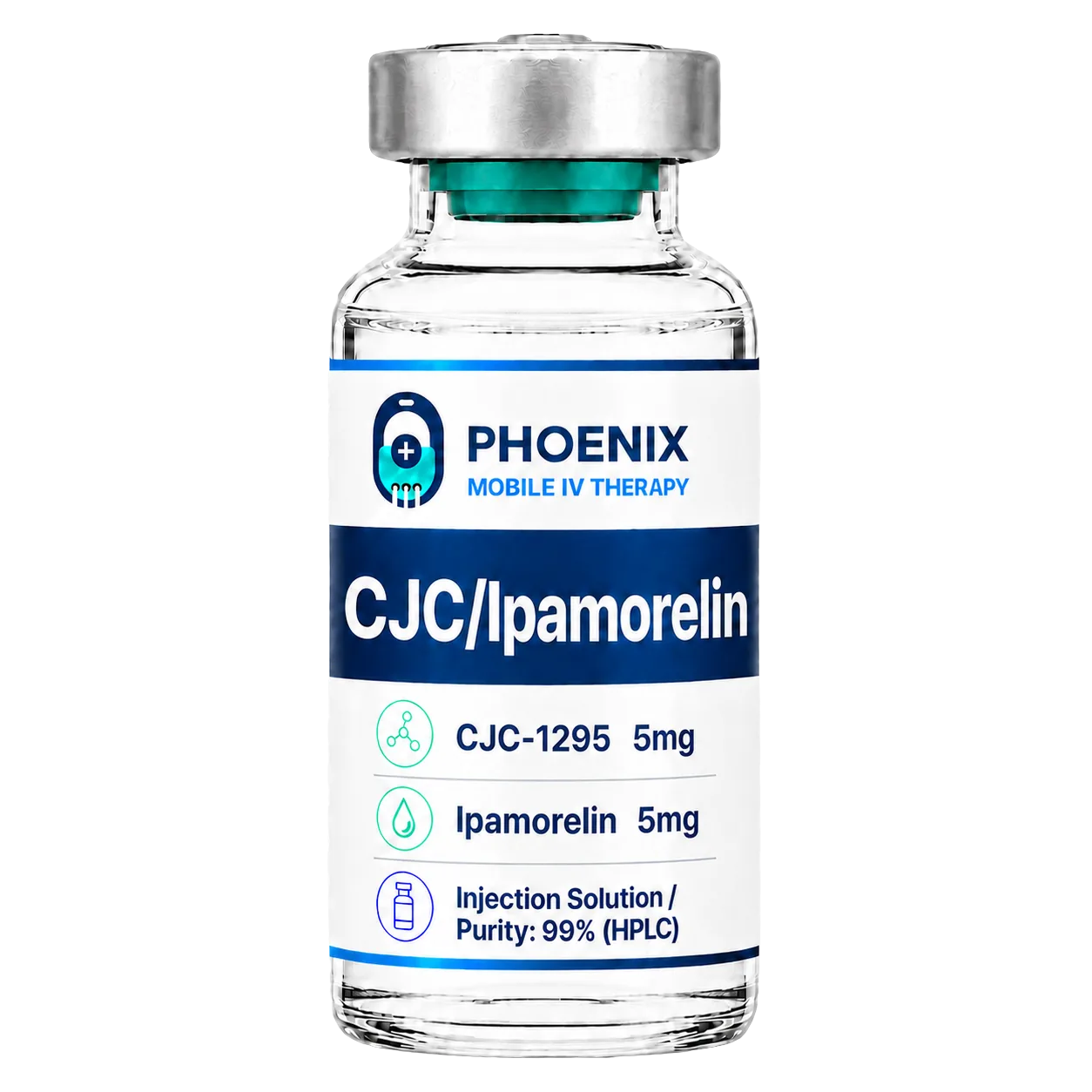CJC-1295 + Ipamorelin — Phoenix Mobile IV Therapy product vial