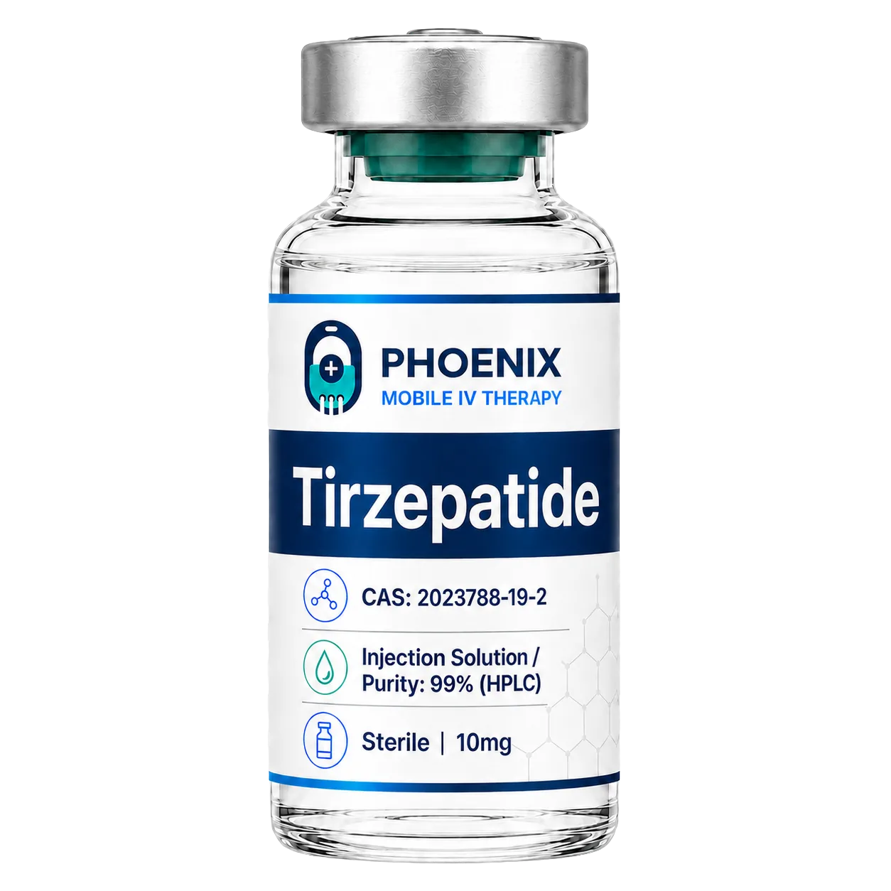Tirzepatide — Phoenix Mobile IV Therapy product vial
